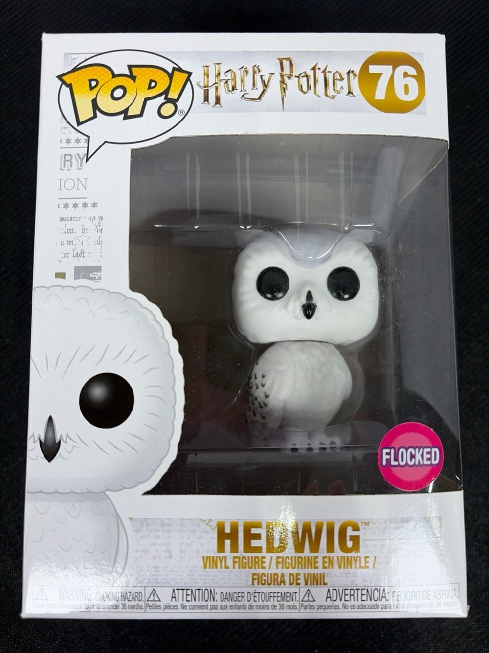 Funko Pop! Harry Potter Hedwig #76 Flocked Vinyl Figure Collectible